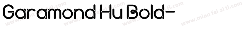 Garamond Hu Bold字体转换